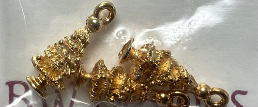 Antique Christmas Trees Charms by JBW Designs