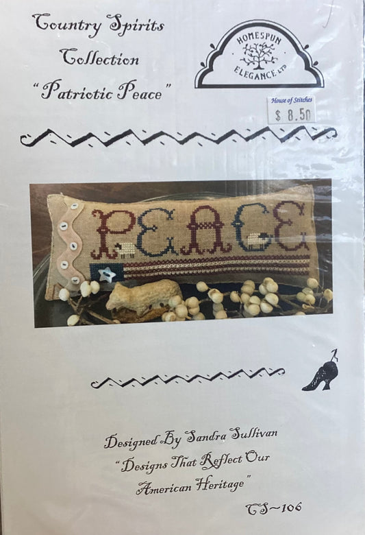 Country Spirits Collection: Patriotic Peace by Homespun Elegance