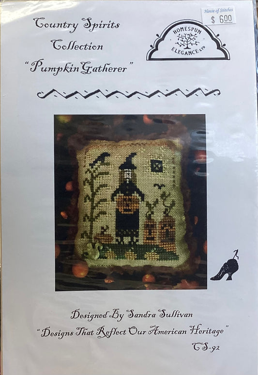 Country Spirits Collection: Pumpkin Gatherer by Homespun Elegance