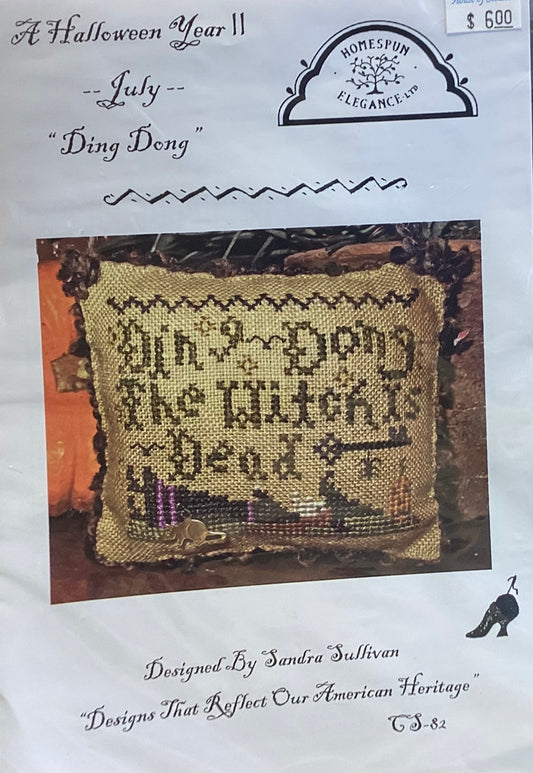A Halloween Year II: July “Ding Dong” by Homespun Elegance