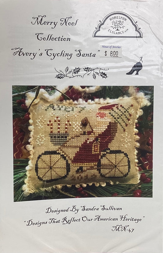 Merry Noel Collection: Avery’s Cycling Santa by Homespun Elegance
