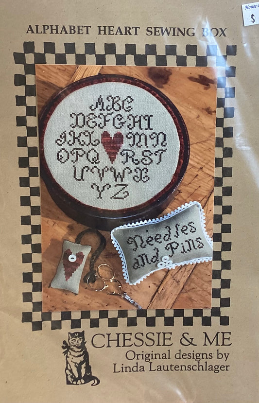 Alphabet Heart Sewing Box by Chessie & Me
