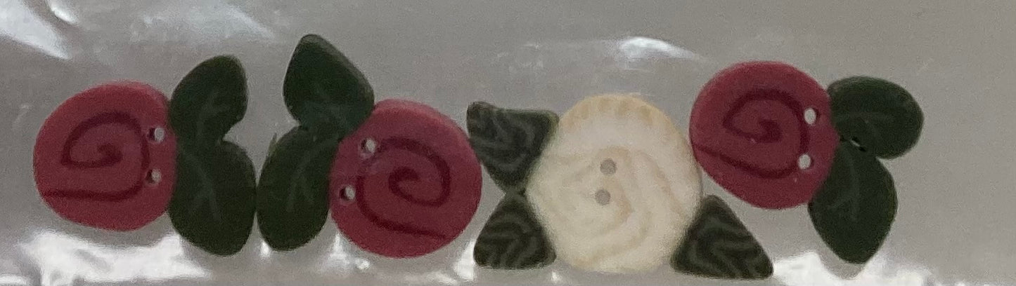 Little House Needleworks: Strawberry House Embellishment Pack by Just Another Button Company