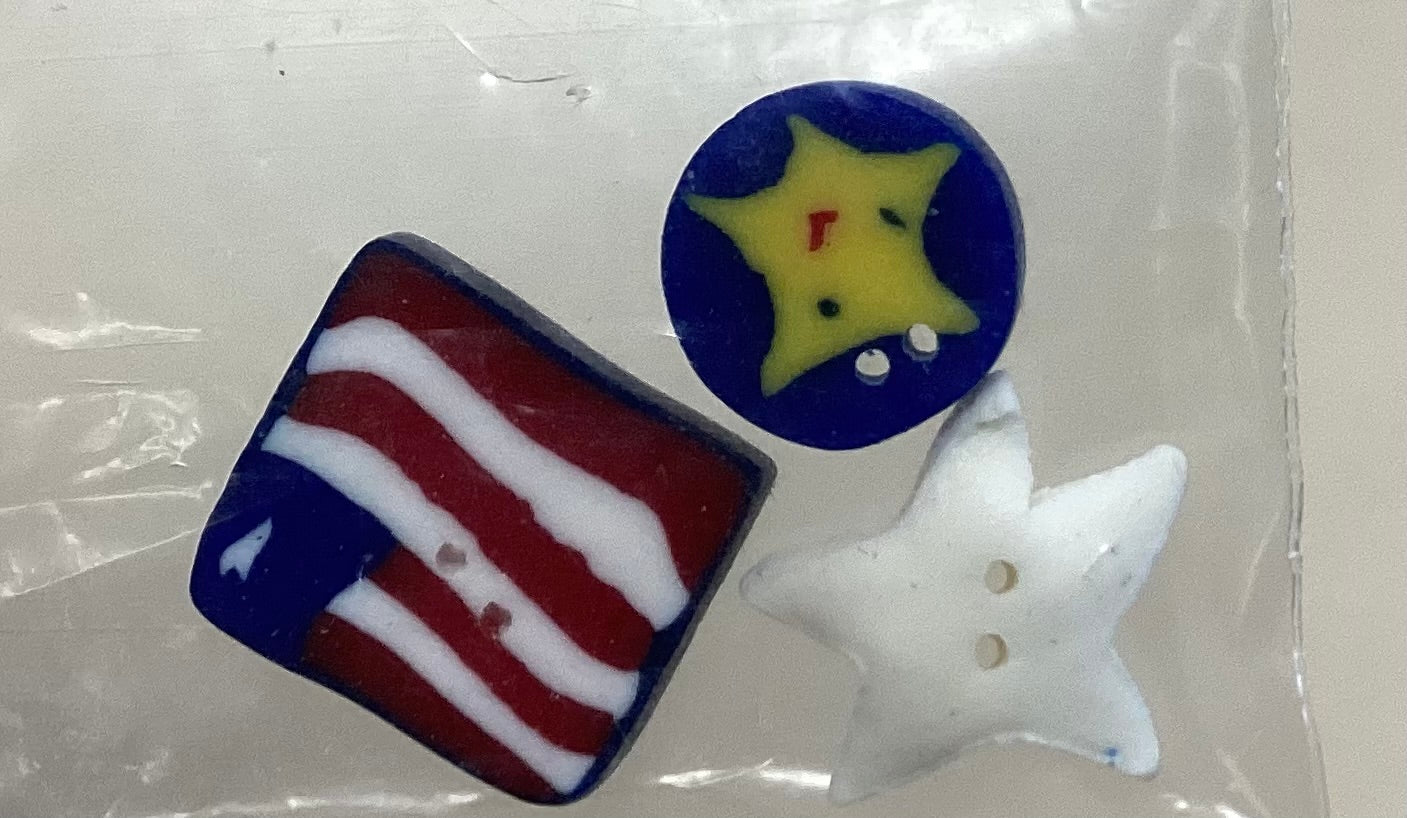 Mosey ‘n Me: Uncle Sam Embellishment Pack by Just Another Button Company