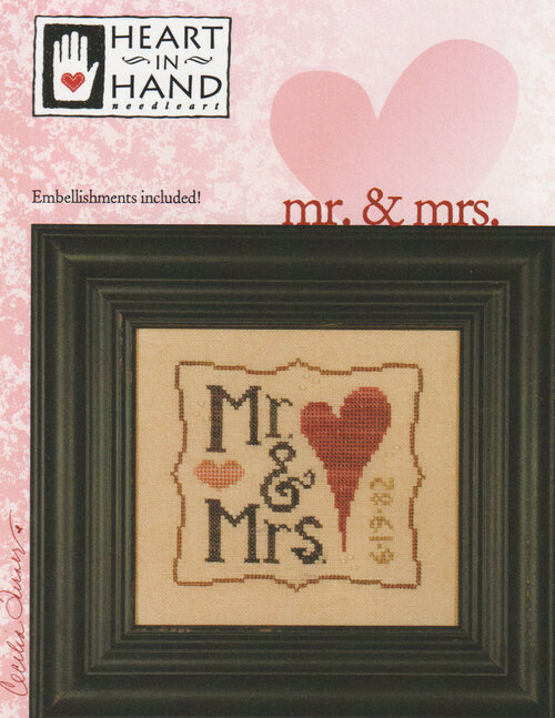 Mr. & Mrs. By Heart In Hand NeedleArt