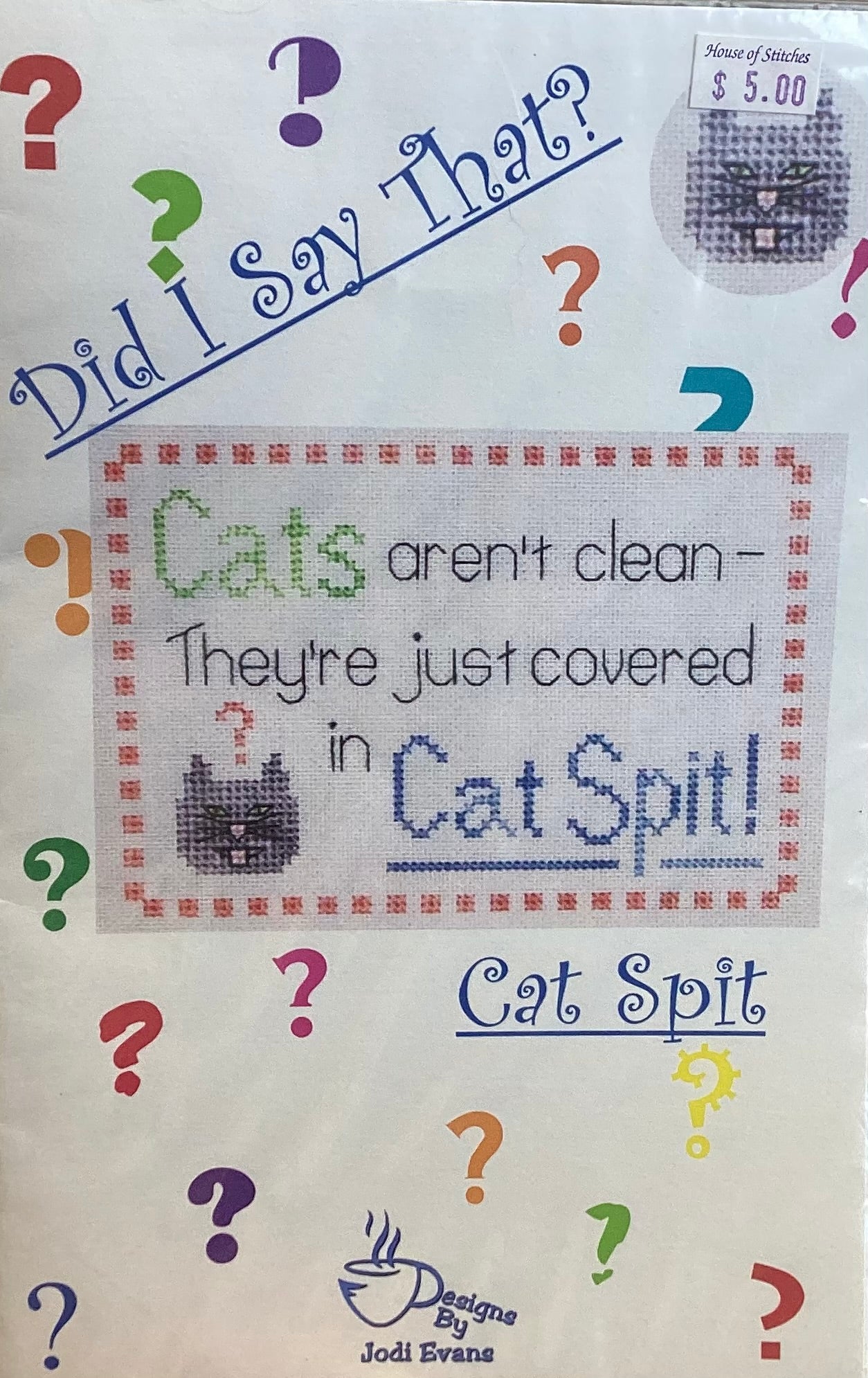 Cat Spit by Designs By Jodi Evens – HouseOfStitches