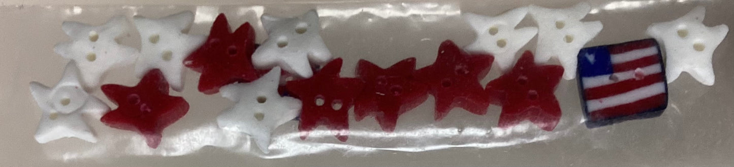 R & R Reproduction: Star Spangled Banner Embellishment Pack by Just Another Button Company