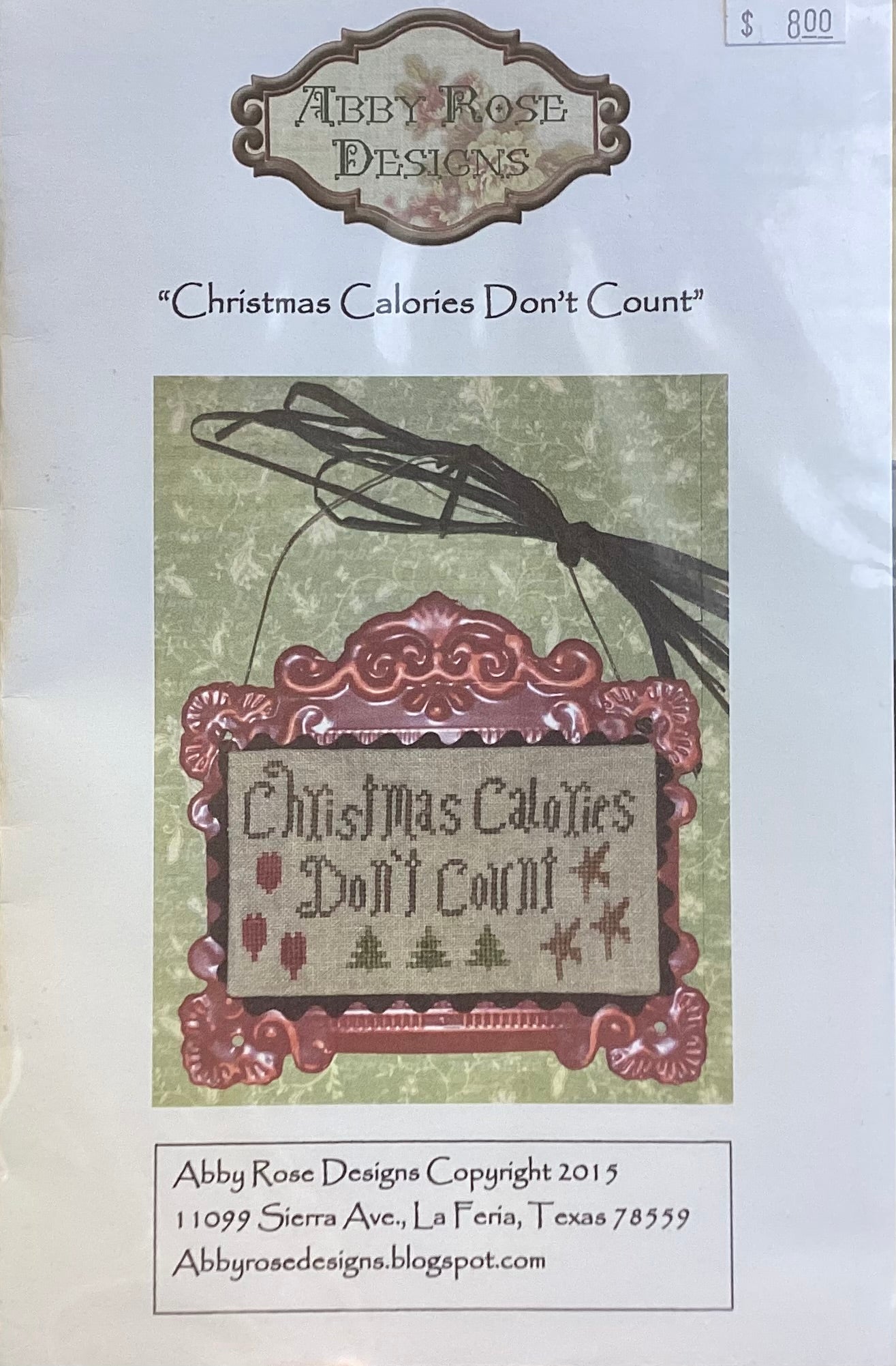 Christmas Calories Don’t Count by Abby Rose Designs