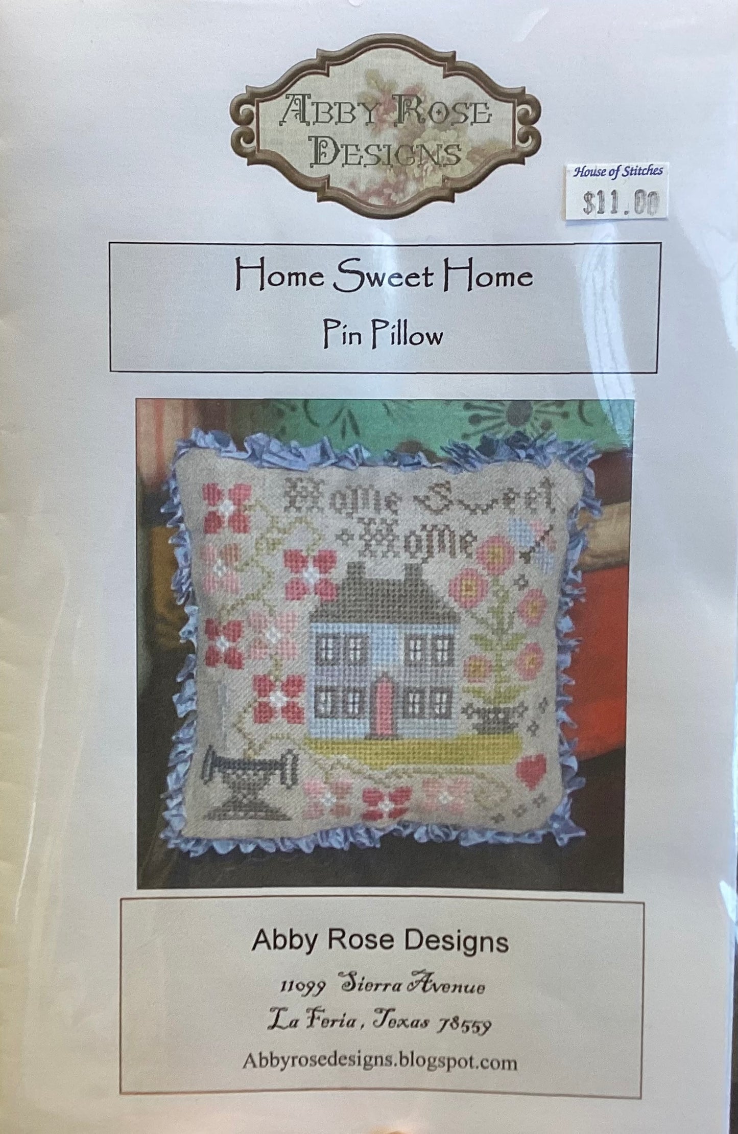 Home Sweet Home Pin Pillow Mini Kit by Abby Rose Designs
