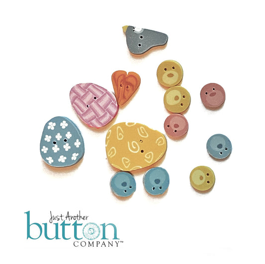 SamSarah Design Studio: Hare Line Embellishment Pack by Just Another Button Company
