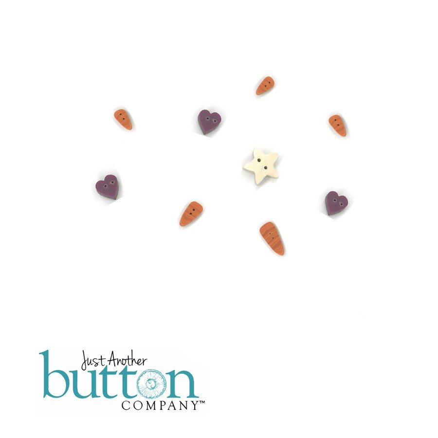 SamSarah Design Studio: Snow Heads Embellishment Pack by Just Another Button Company