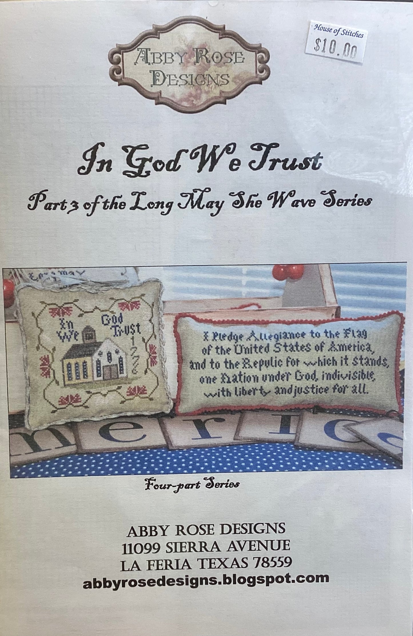 Long May Ashe Wave Series- Part 3: In God We Trust by Abby Rose Designs