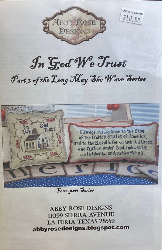 Long May Ashe Wave Series- Part 3: In God We Trust by Abby Rose Designs
