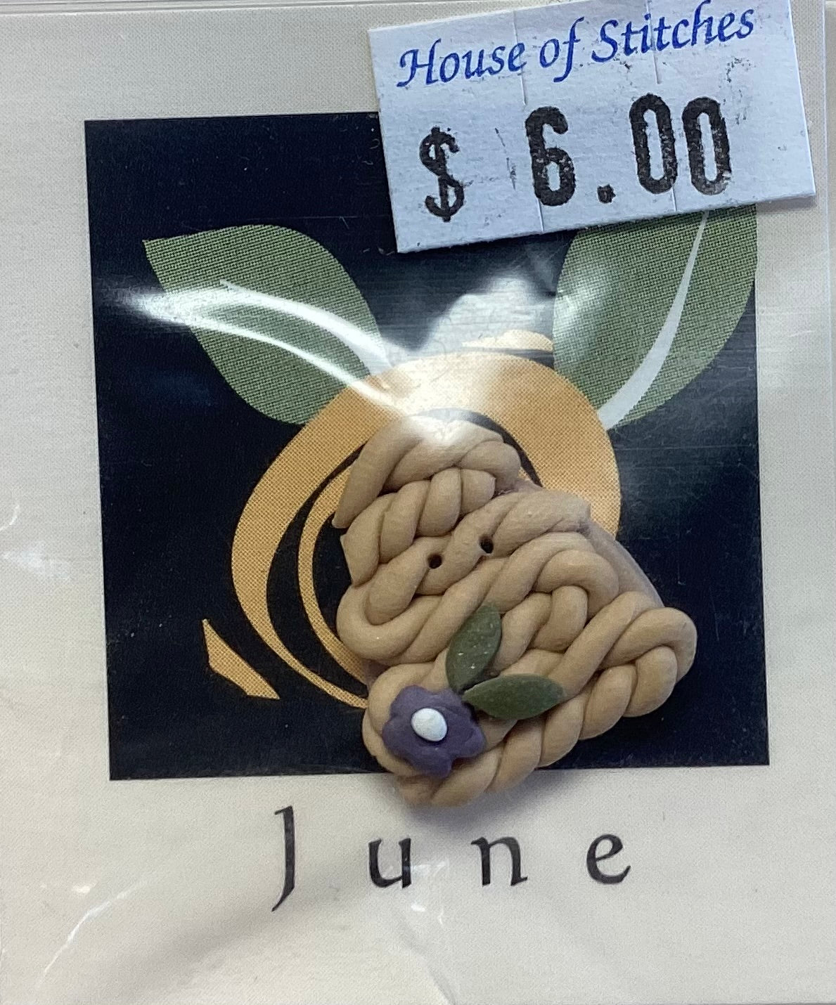 June Button by Shepherd’s Bush Printworks