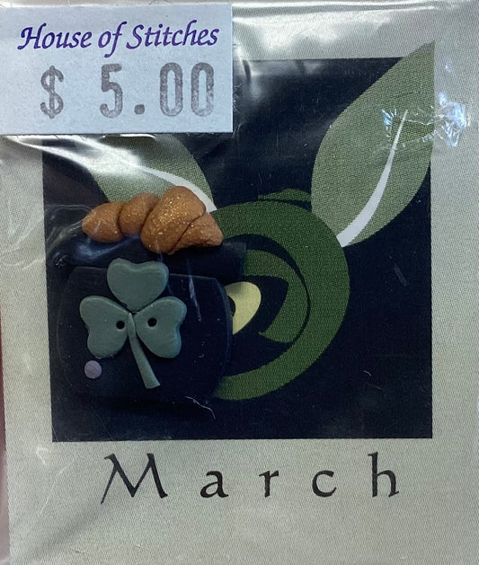 March Button by Shepherd’s Bush Printworks