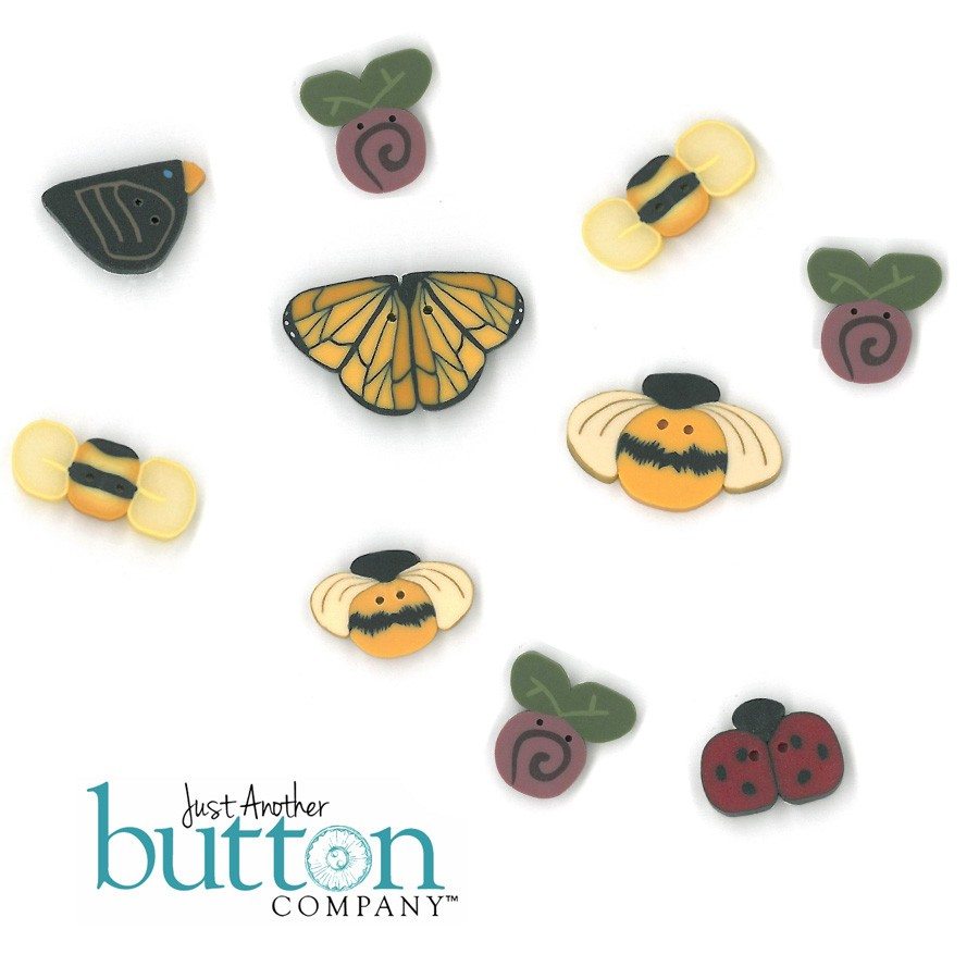 Shepherd’s Bush Printworks: Bees Buzzing Embellishment Pack by Just Another Button Company