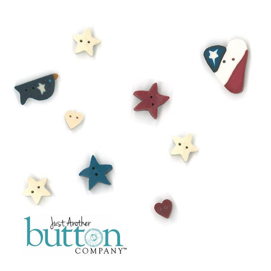 Shepherd’s Bush Printworks: Scatter Freedom Embellishment Pack by Just Another Button Company