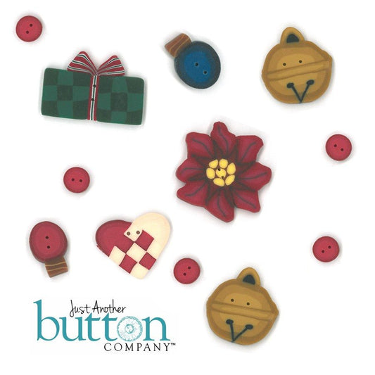 Shepherd’s Bush Printworks: Merry and Bright Embellishment Pack by Just Another Button Company