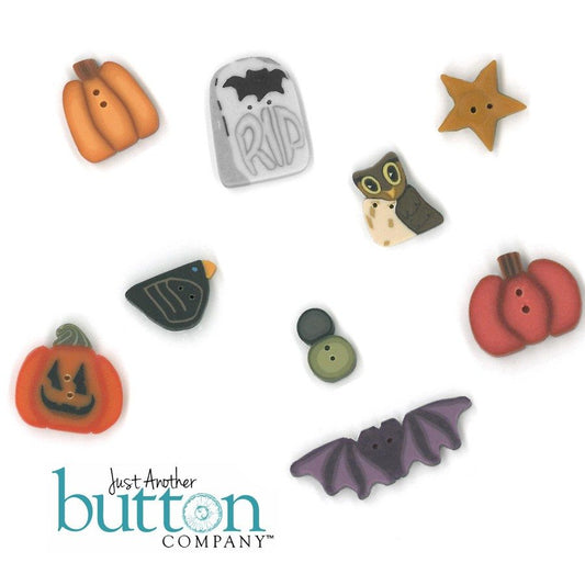 Shepherd’s Bush Printworks: October Comes Embellishment Pack by Just Another Button Company