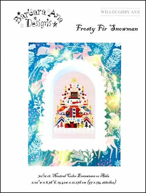 Frosty Fir Snowman by Barbara Ana Designs