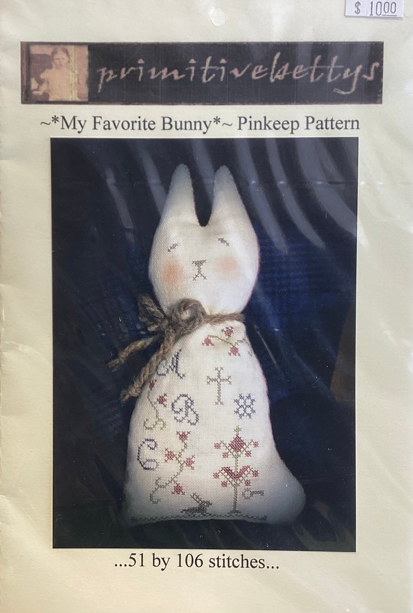 My Favorite Bunny-Pinkeep by Primitive Betty’s