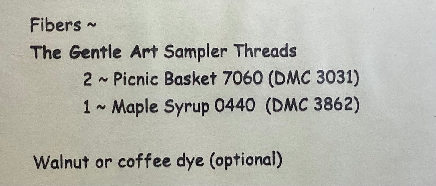 1857 Fall Sampler by Primitive Betty’s