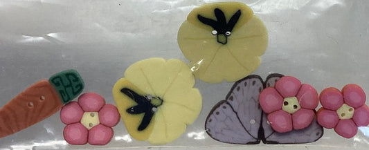 Waxing Moon Designs: Spring Stack Embellishment Pack by Just Another Button Company