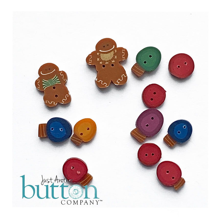 Waxing Moon Designs: Eat, Drink & Be Merry Embellishment Pack by Just Another Button Company