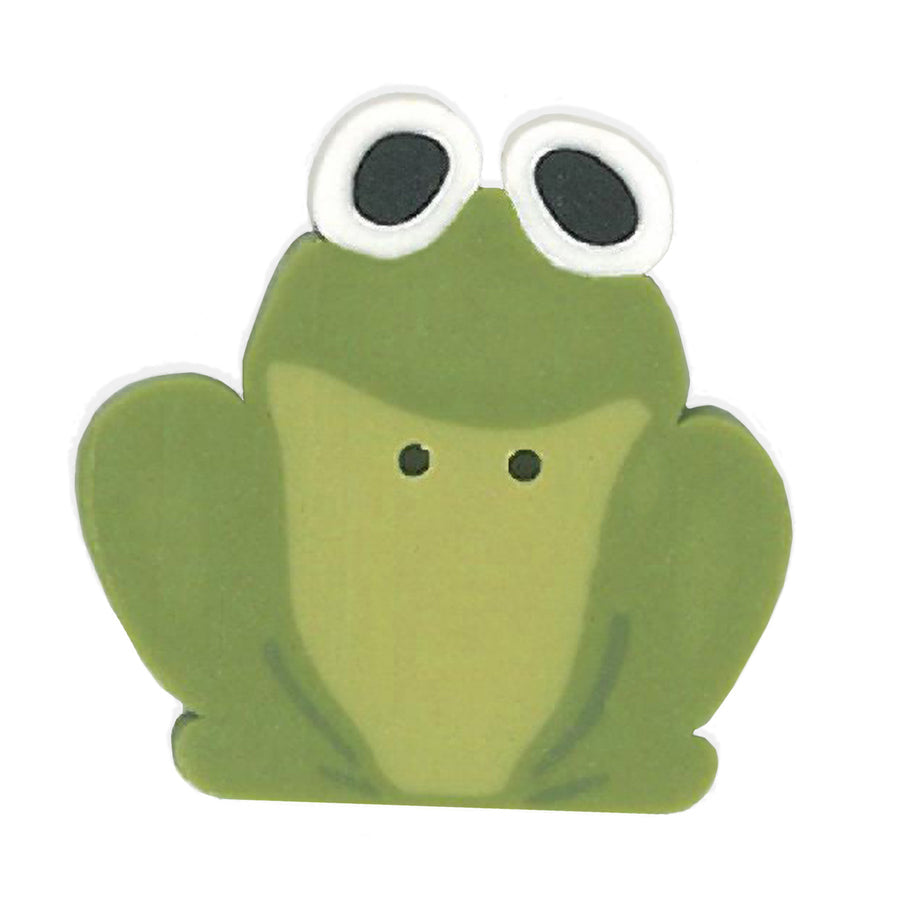 Large Ribbit Button by Just Another Button Company