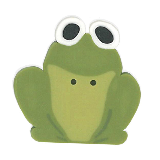 Large Ribbit Button by Just Another Button Company