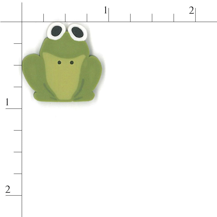 Large Ribbit Button by Just Another Button Company