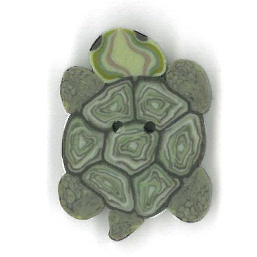Tiny Turtle Button by Just Another Button Company