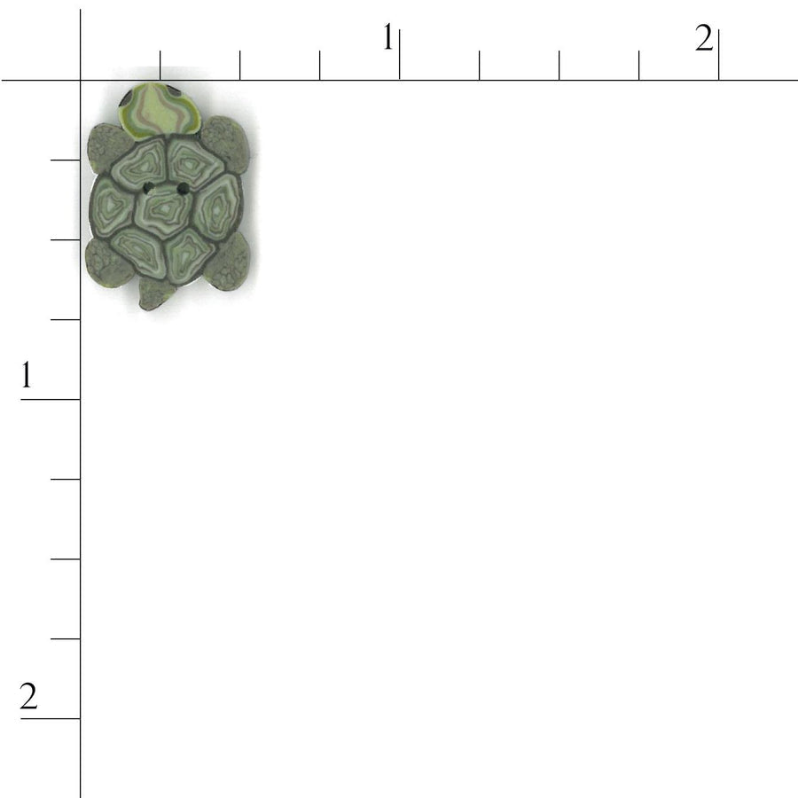 Tiny Turtle Button by Just Another Button Company