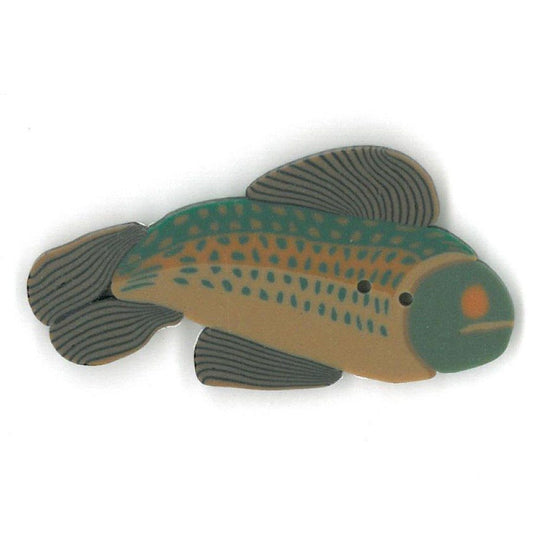 Speckled Trout Button by Just Another Button Company