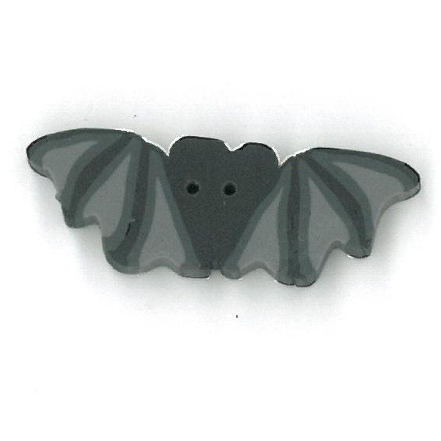 Small Flying Black Bat Button by Just Another Button Company