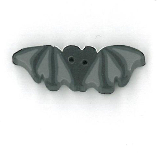 Tiny Flying Black Bat Button by Just Another Button Company