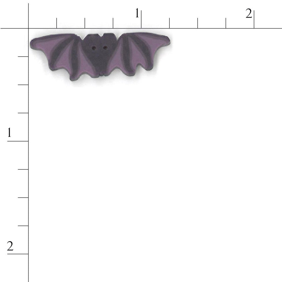 Large Purple Bat Button by Just Another Button Company