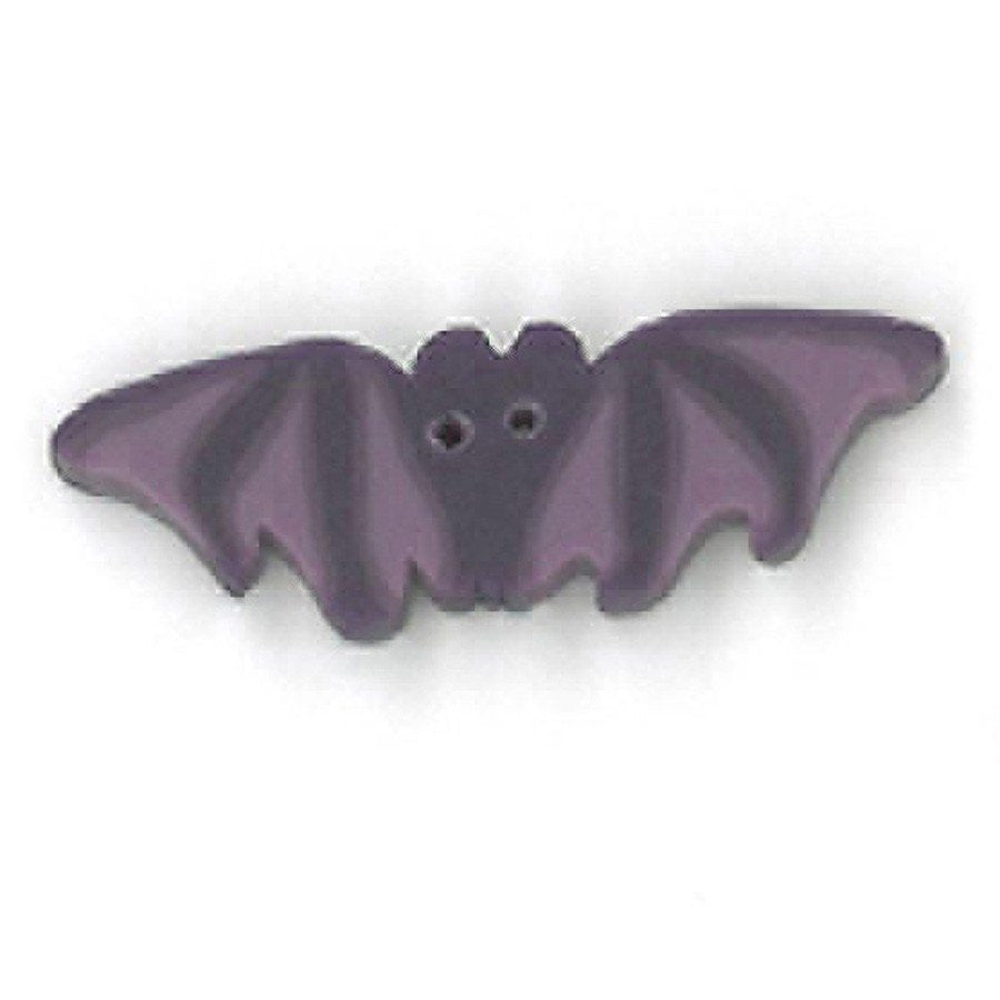 Small Purple Bat Button by Just Another Button Company