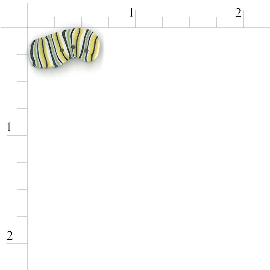 Small Caterpillar Button by Just Another Button Company