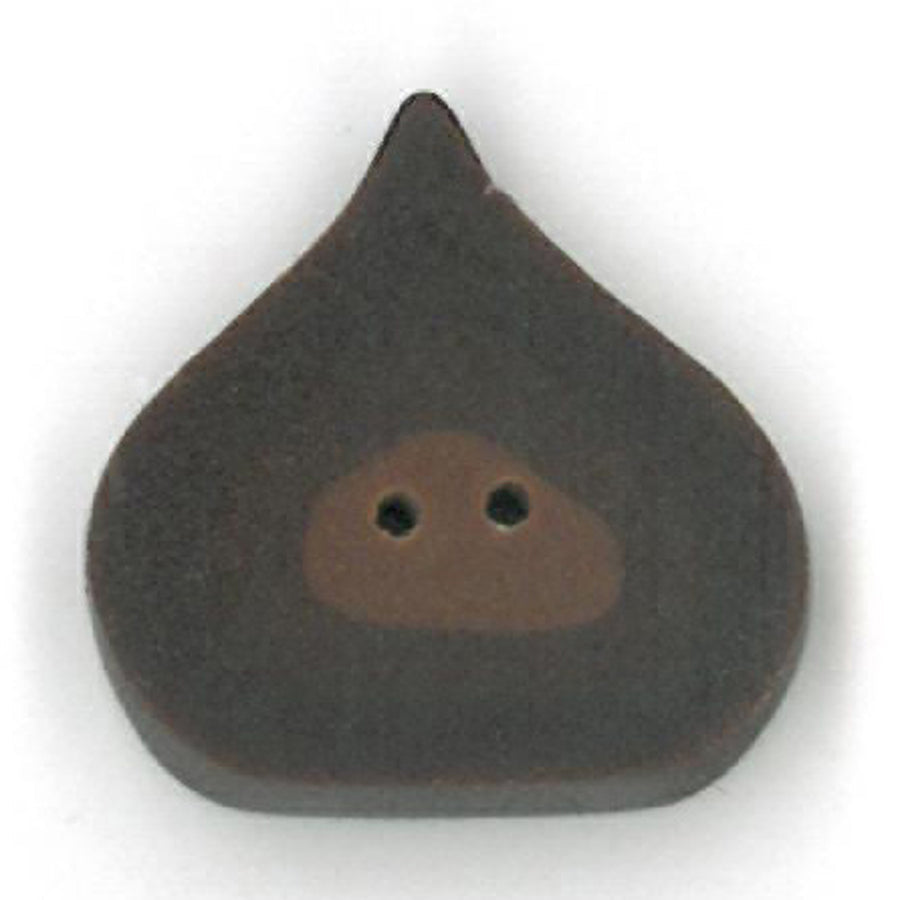 Medium Chocolate Drop Button by Just Another Button Company