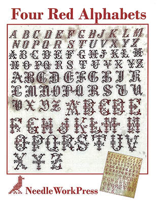 Four Red Alphabets by NeedleWork Press