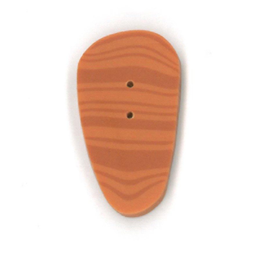 Fat Nose Carrot Button by Just Another Button Company