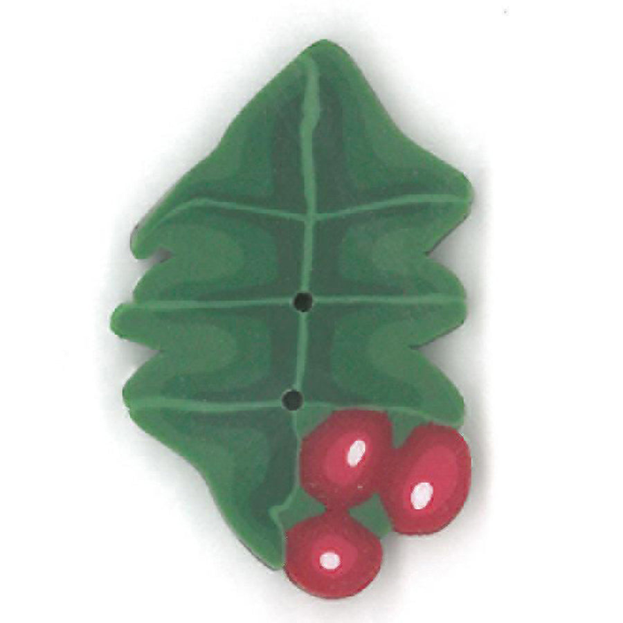 Large Holly Button by Just Another Button Company