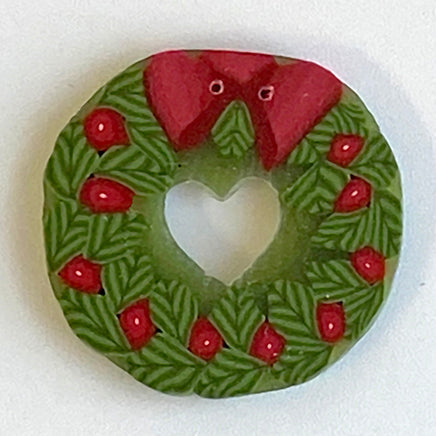 Large Wreath Button by Just Another Button Company