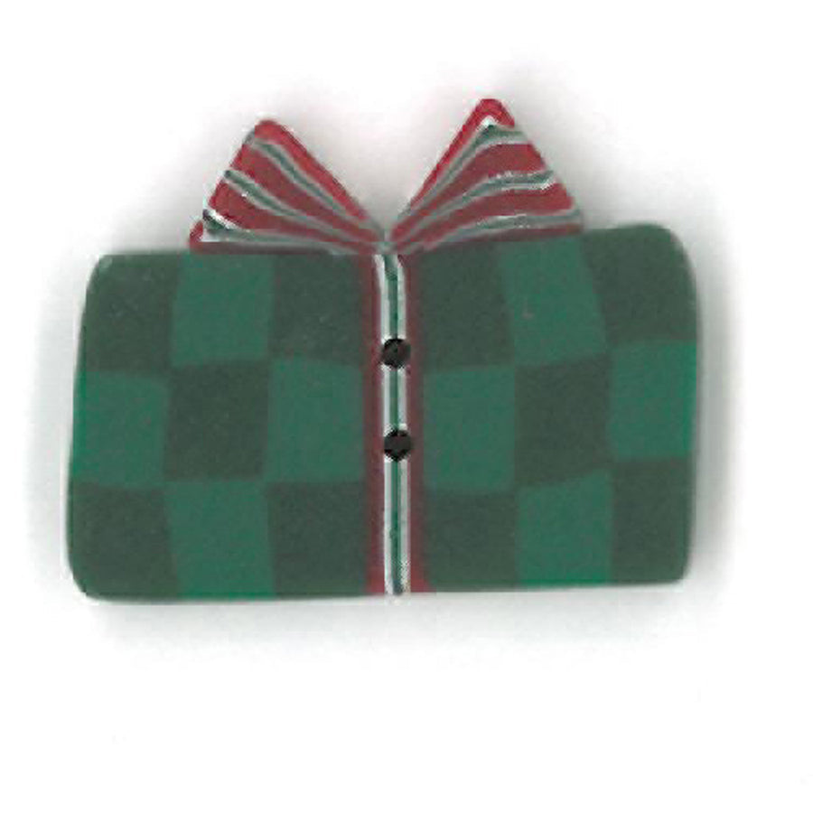 Small Green Gift Button by Just Another Button Company