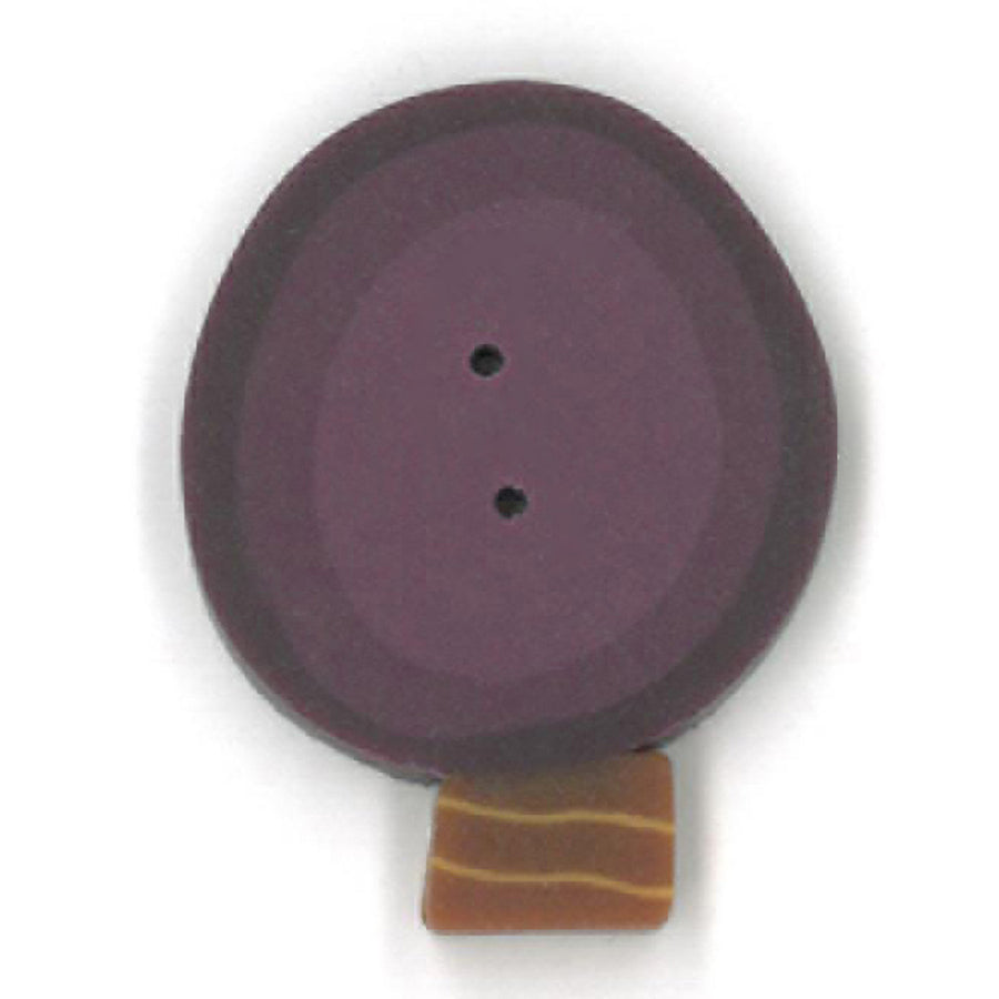 Large Plum Bulb Button by Just Another Button Company