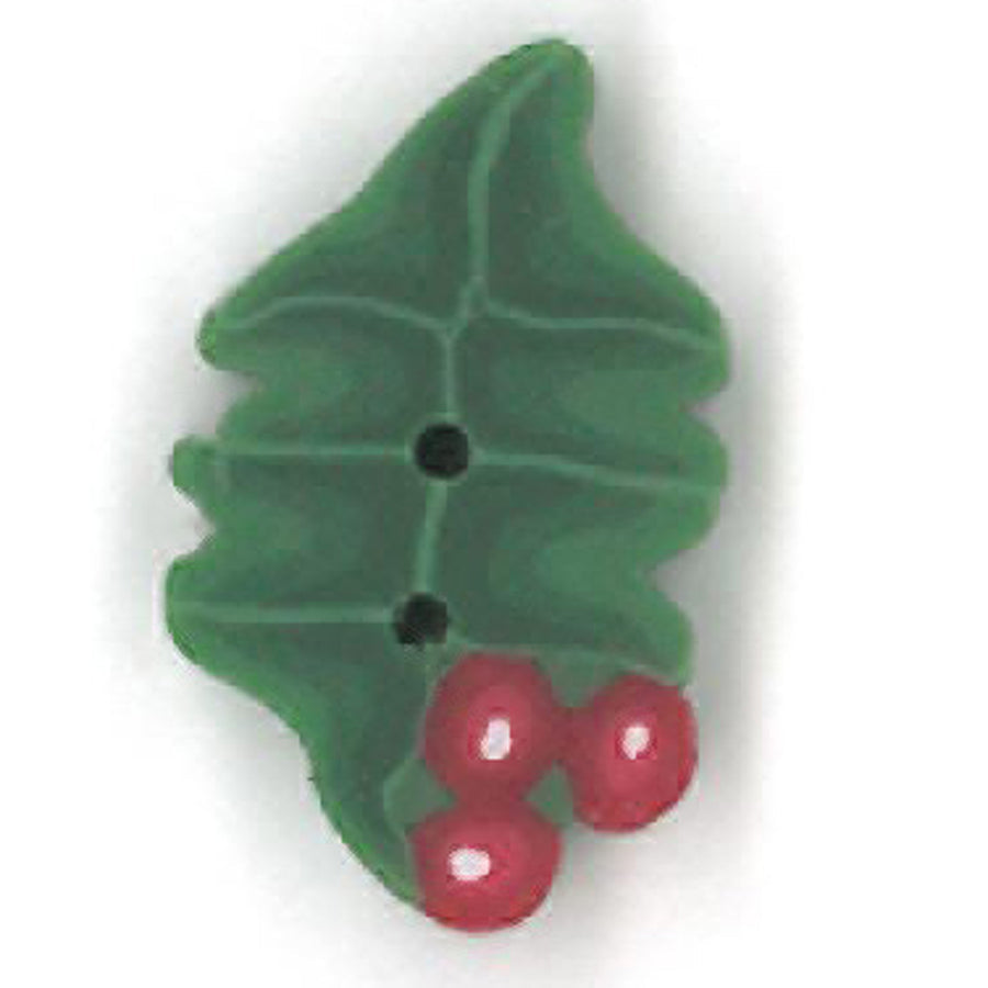 Small Holly Button by Just Another Button Company