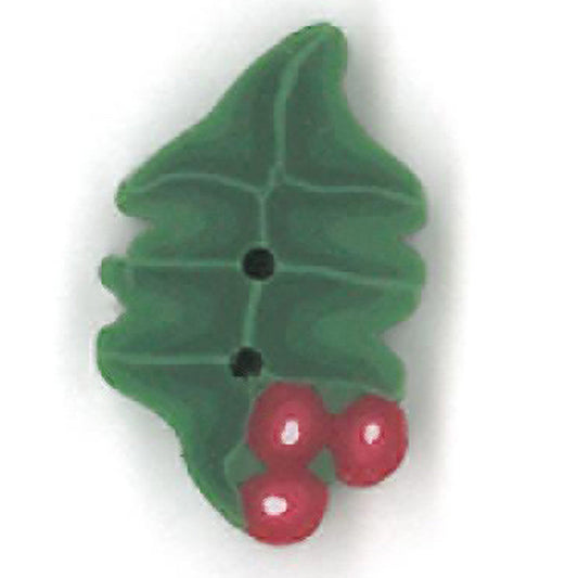 Small Holly Button by Just Another Button Company