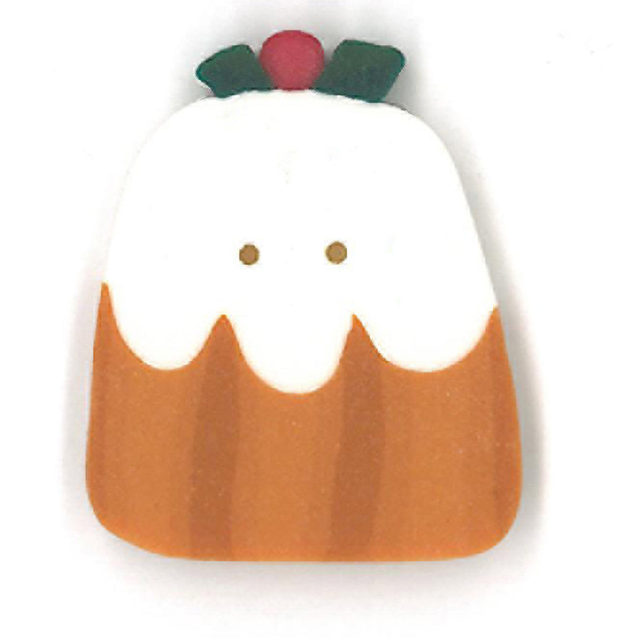 Plum Pudding Button by Just Another Button Company