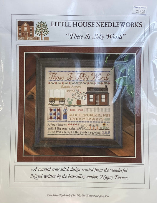These Is My Words by Little House Needleworks